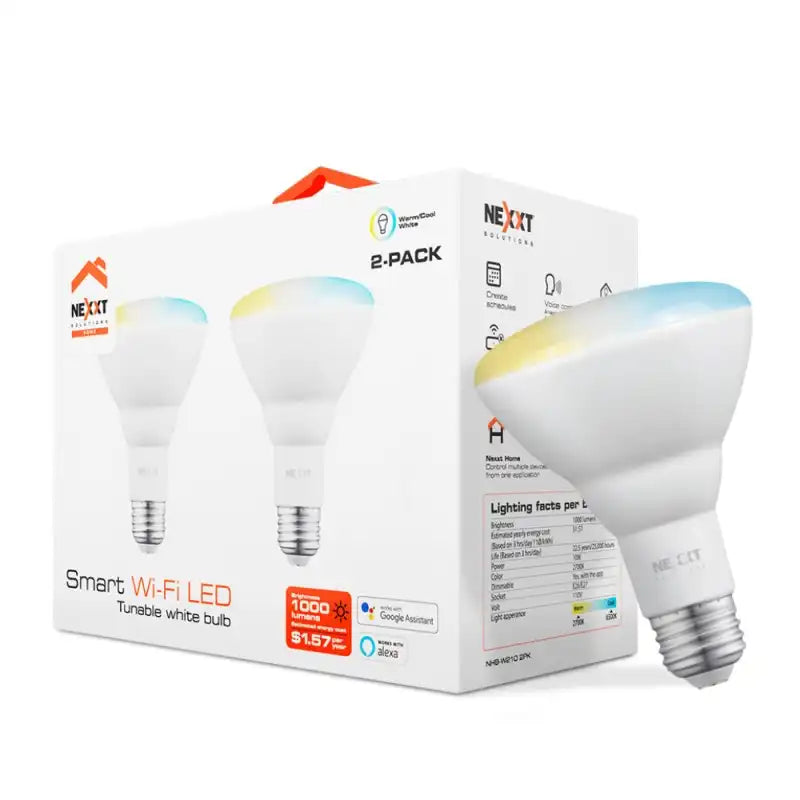 FOCO BOMBILLO SMART WIFI NEXXT BR30 REGULABLE BLANCO/CALIDO