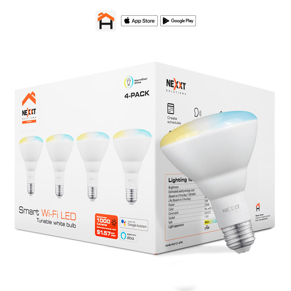FOCO LED SMART WIFI NEXXT 4 UNIDADES