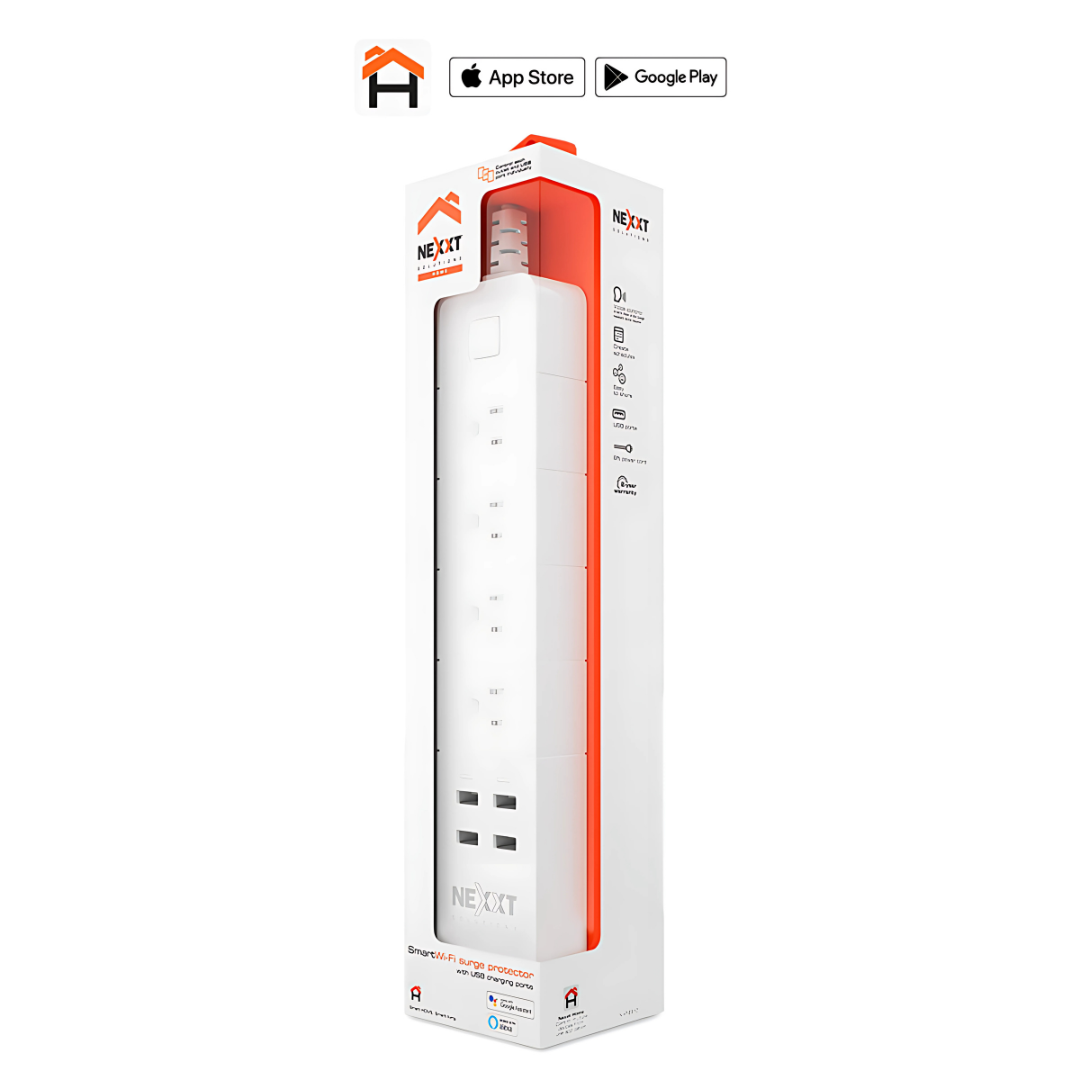 REGLETA NEXXT SMART WIFI 4 TOMAS + 4 USB