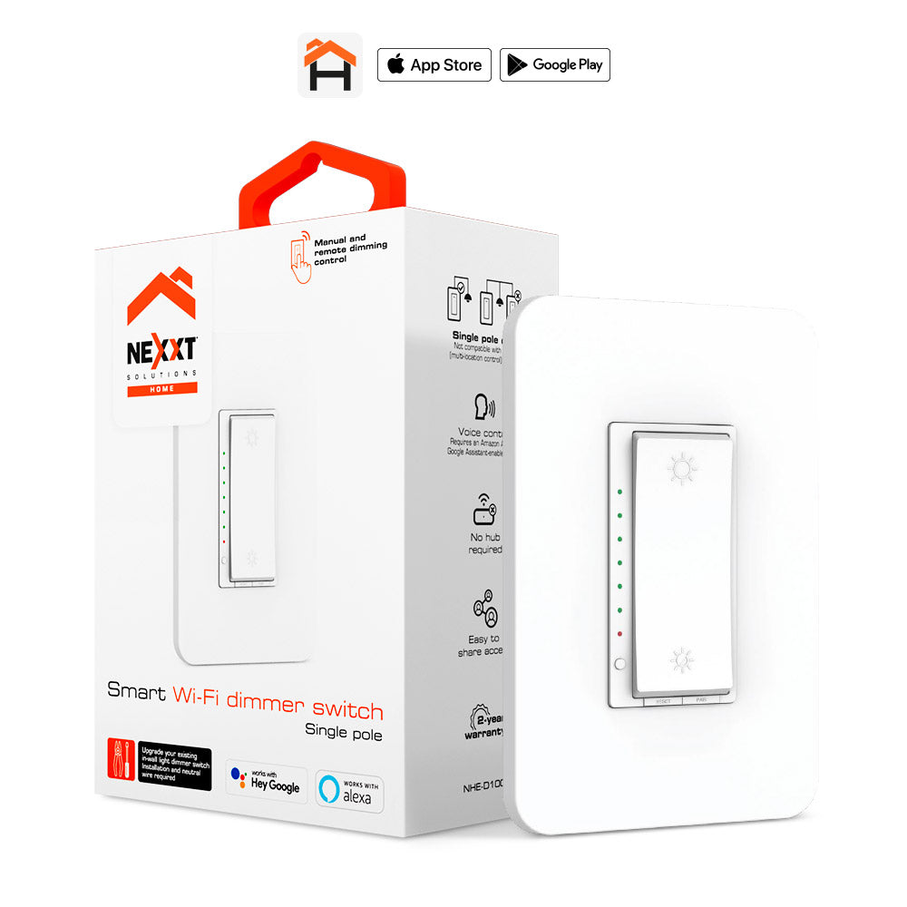 INTERRUPTOR SMART WIFI NEXXT DIMEABLE PARA EMPOTRAR