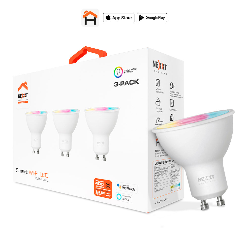 FOCO LED INTELIGENTE NEXXT WIFI RGB 110V