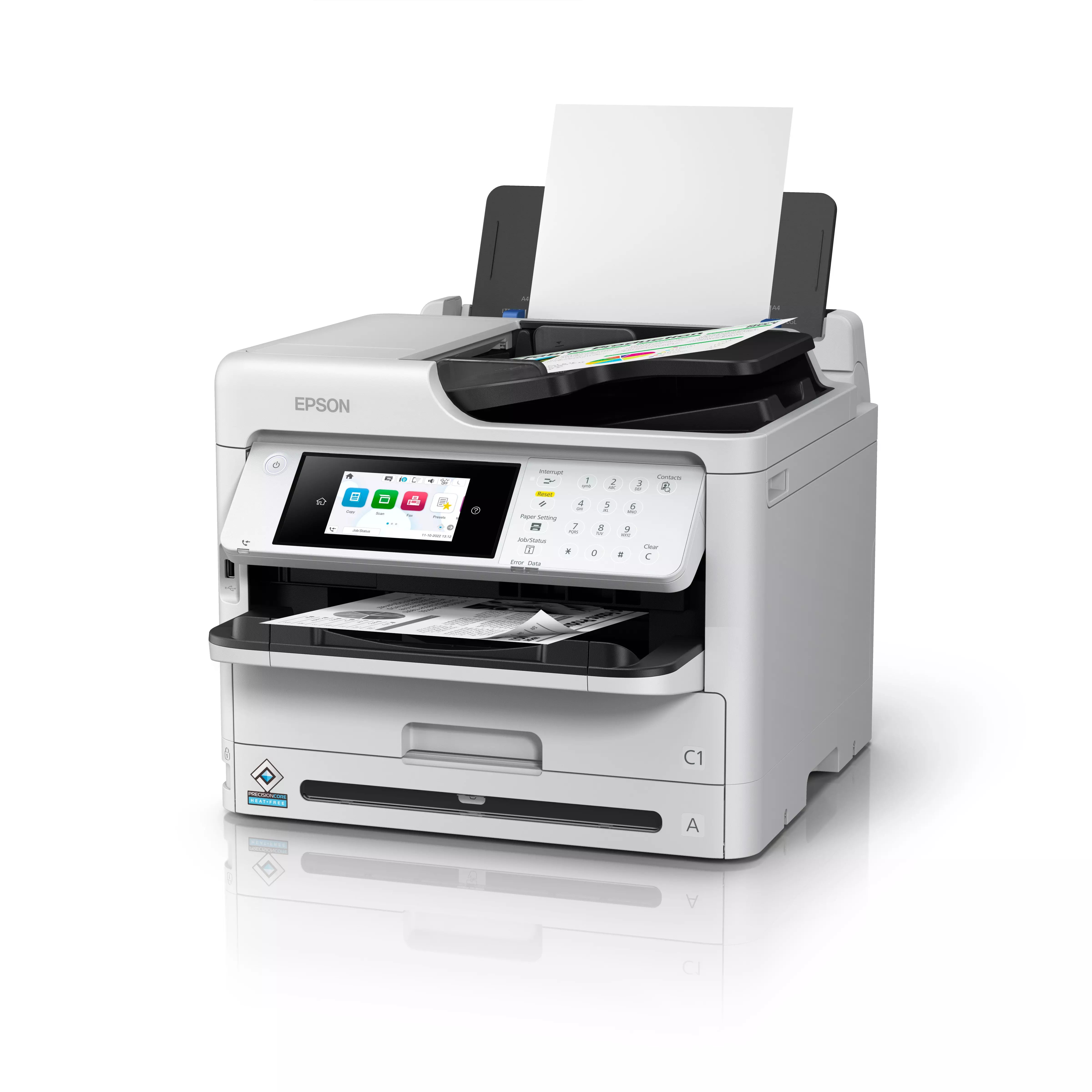 Impresora Epson Wf-M5899 Mfp Monocromática Inalámbrica Ethernet Adf 48Ppm T11a T11b C11CK76301