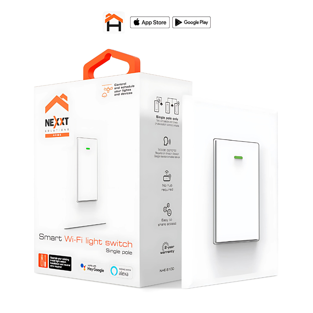 INTERRUPTOR INTELIGENTE MONOPOLAR CON CONEXIÓN WI-FI