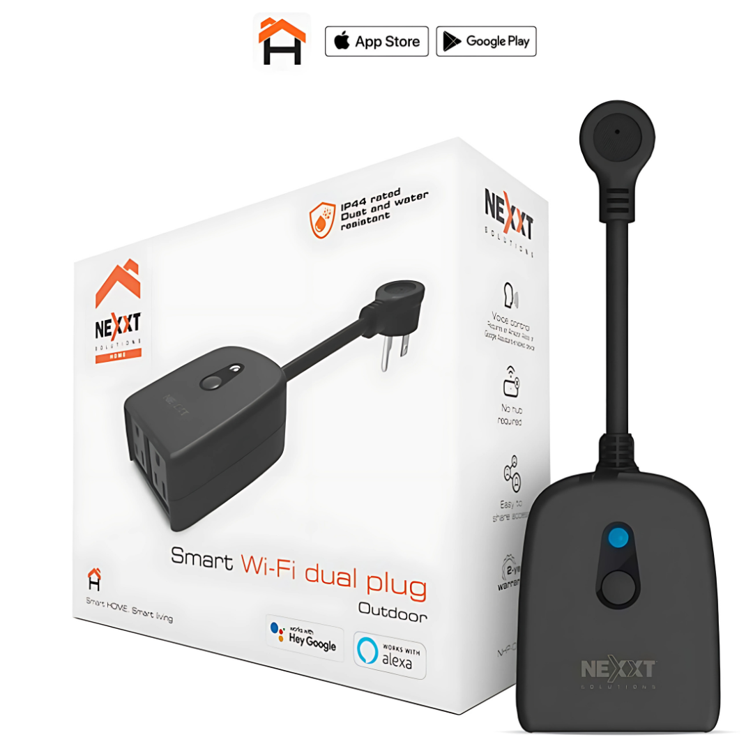 ENCHUFE INTELIGENTE DUAL CON CONEXIÓN WI-FI PARA EXTERIOR