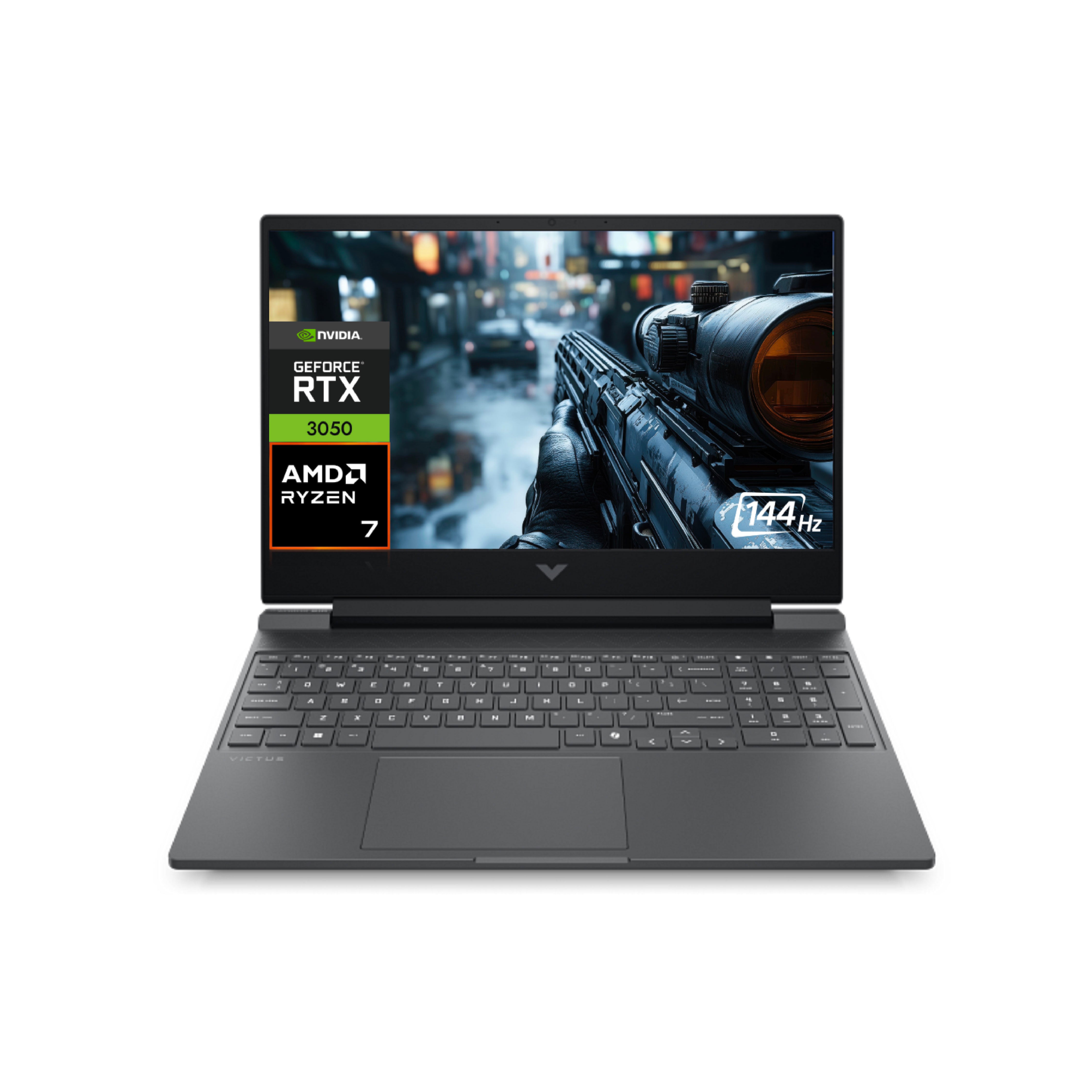 HP Gaming Victus 15-fb3019la Ryzen 7-7445h Ssd 512gb Ram 8gb Rtx 3050 6gb Silver