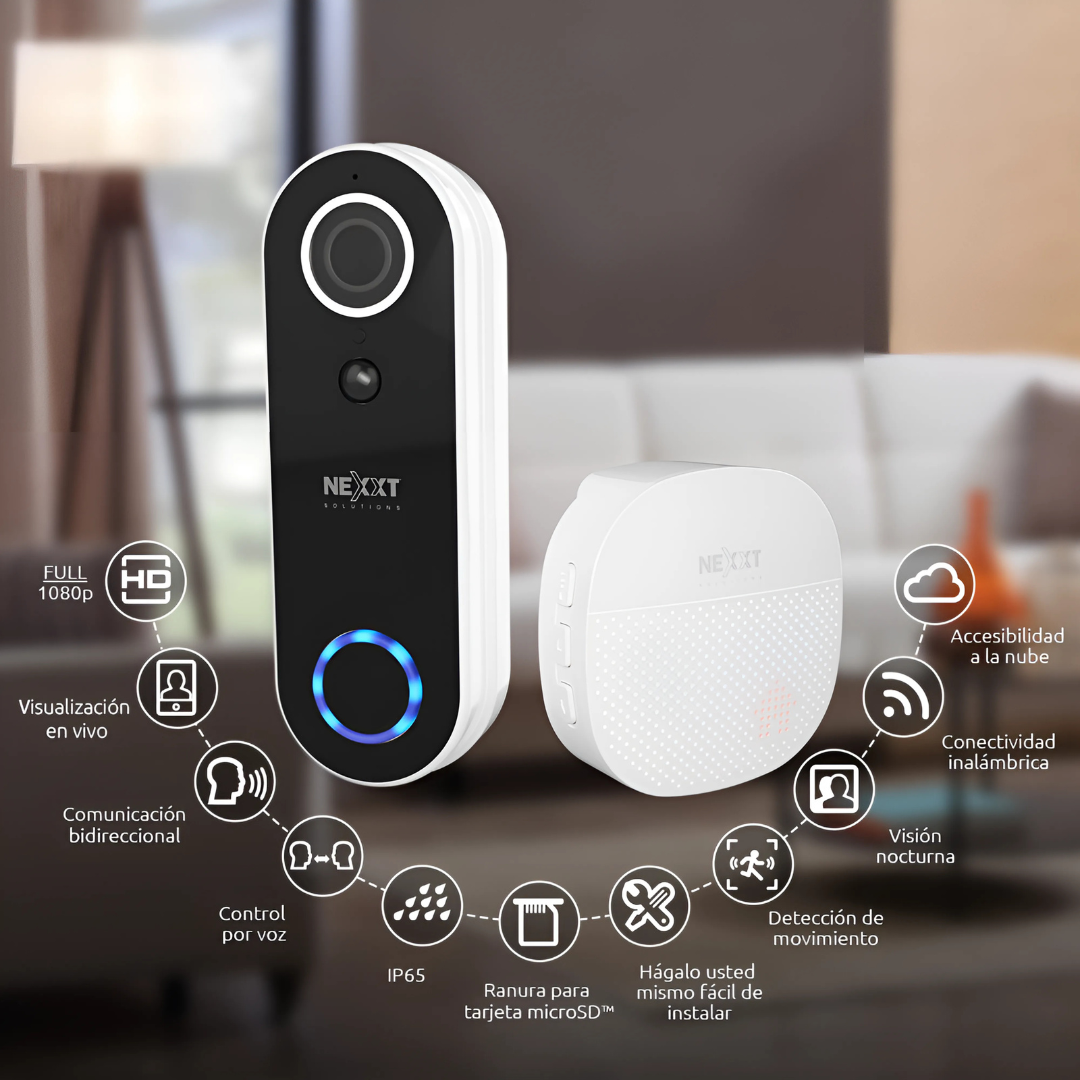 TIMBRE SMART WIFI NEXXT CON CAMARA