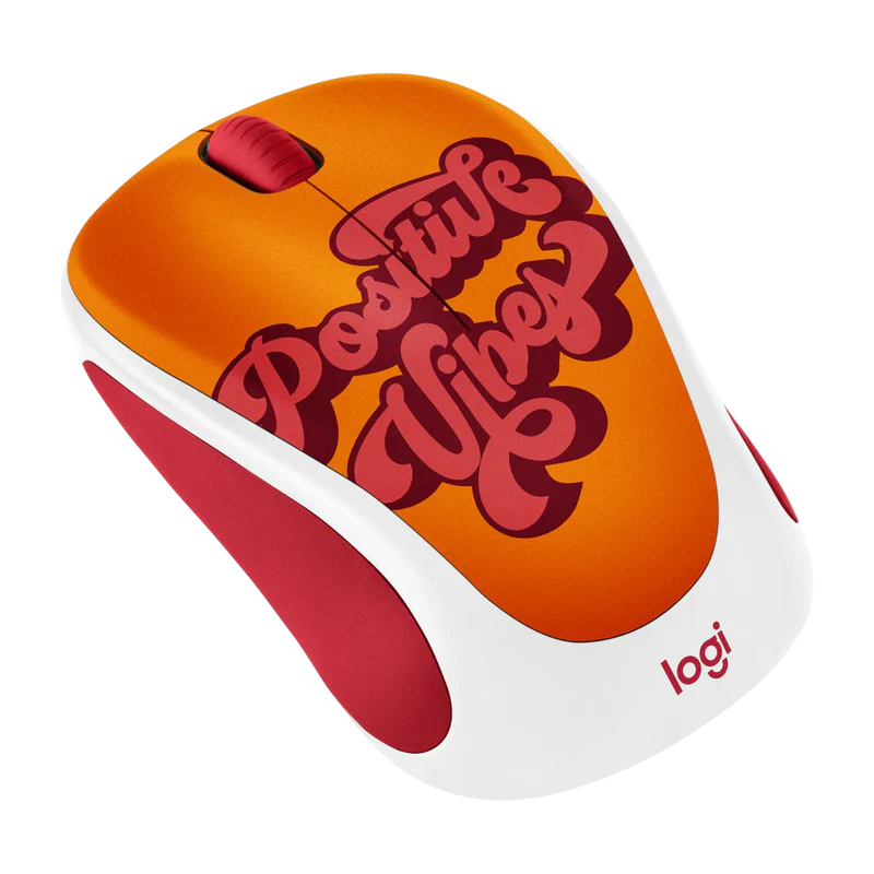 MOUSE INALAMBRICO LOGITECH M317C LIMITED EDITION POSITIVE VIBES USB