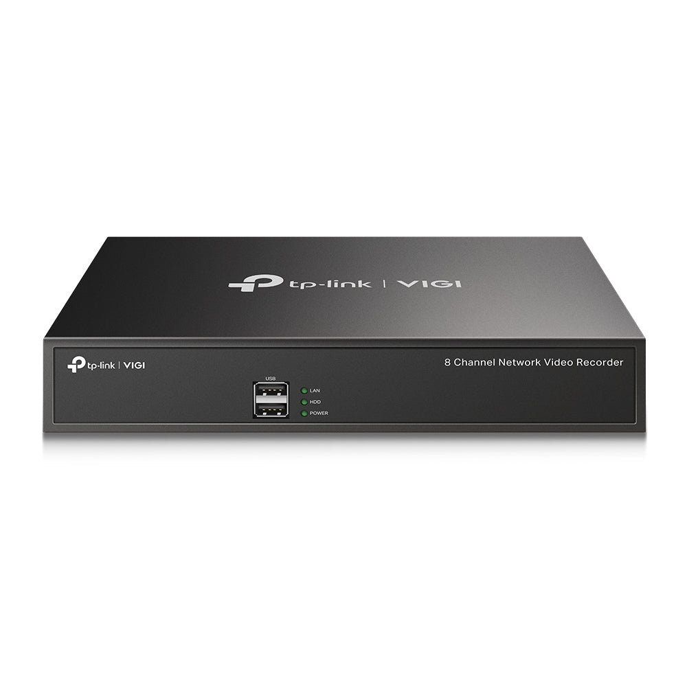 GRABADORA TPLINK VIGI NVR1008H / 8 CANALES /H.265 PLUS / ONVIF/SOPORTA 1 DISCO HASTA 10T