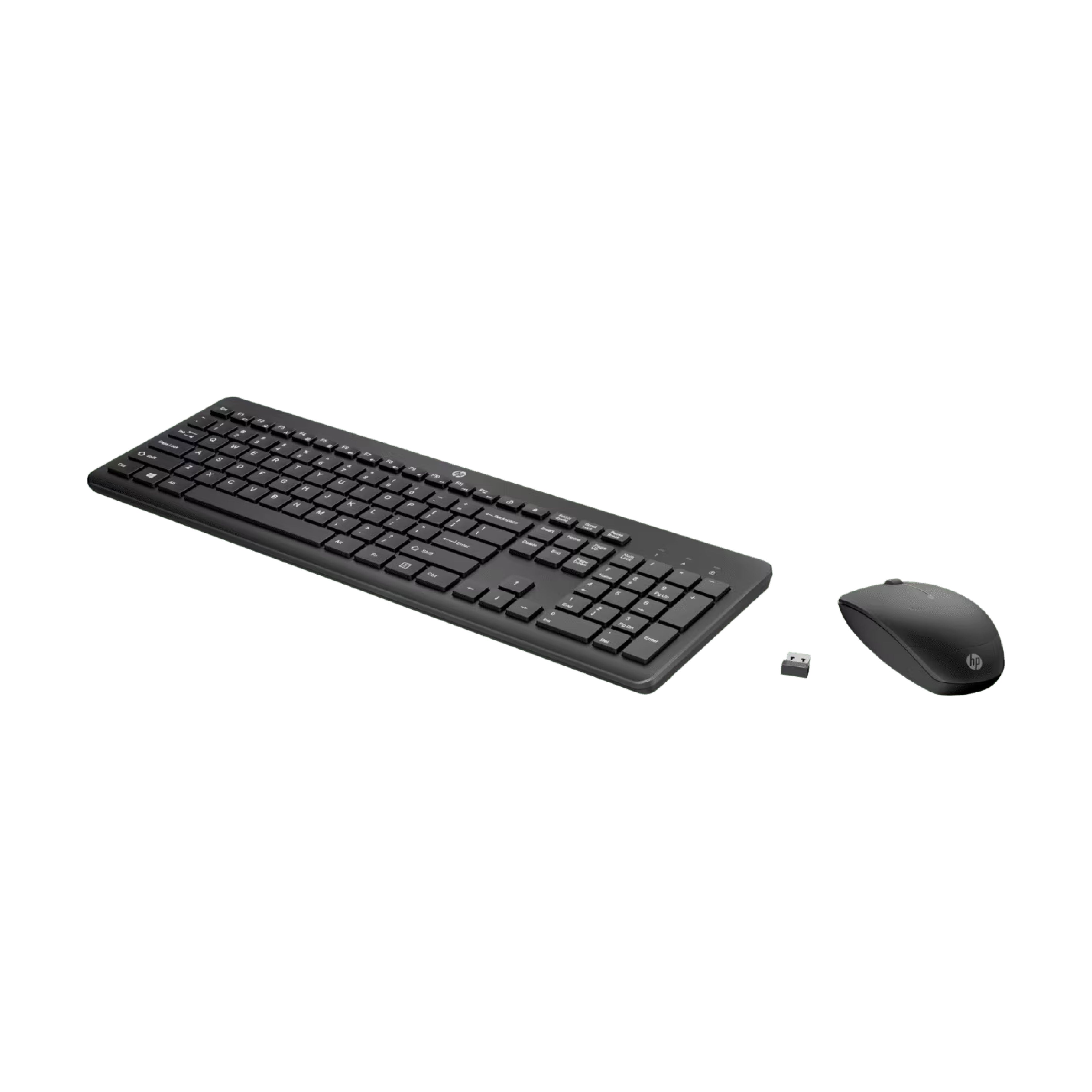 Teclado y Mouse HP 235 Inalámbrico con Puerto Usb-a