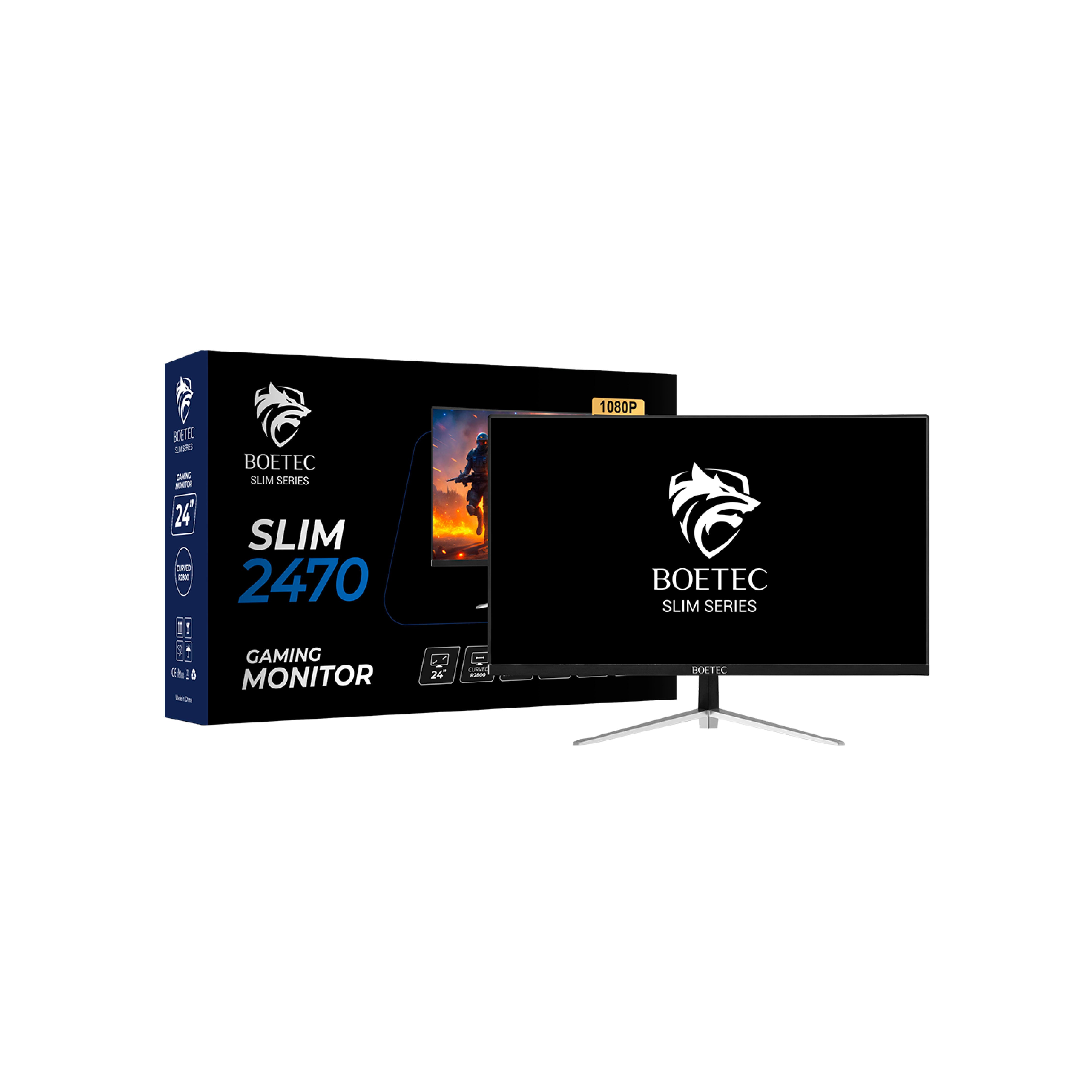 Monitor Boetech Slim 2470 24" Curvo Ips 144hz 1ms