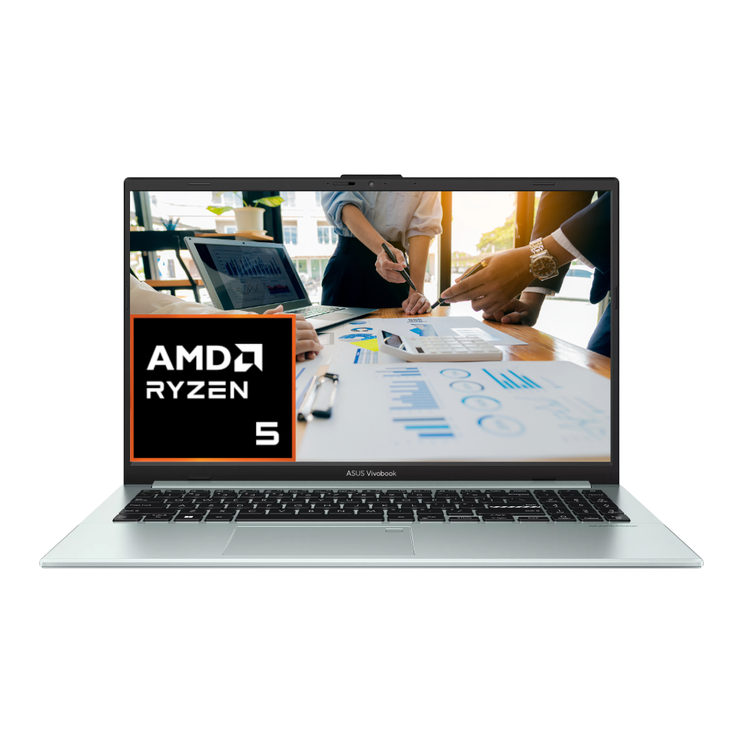 Asus Vivobook Ryzen 5 40 Ddr5 15.6" Fhd Green Gray