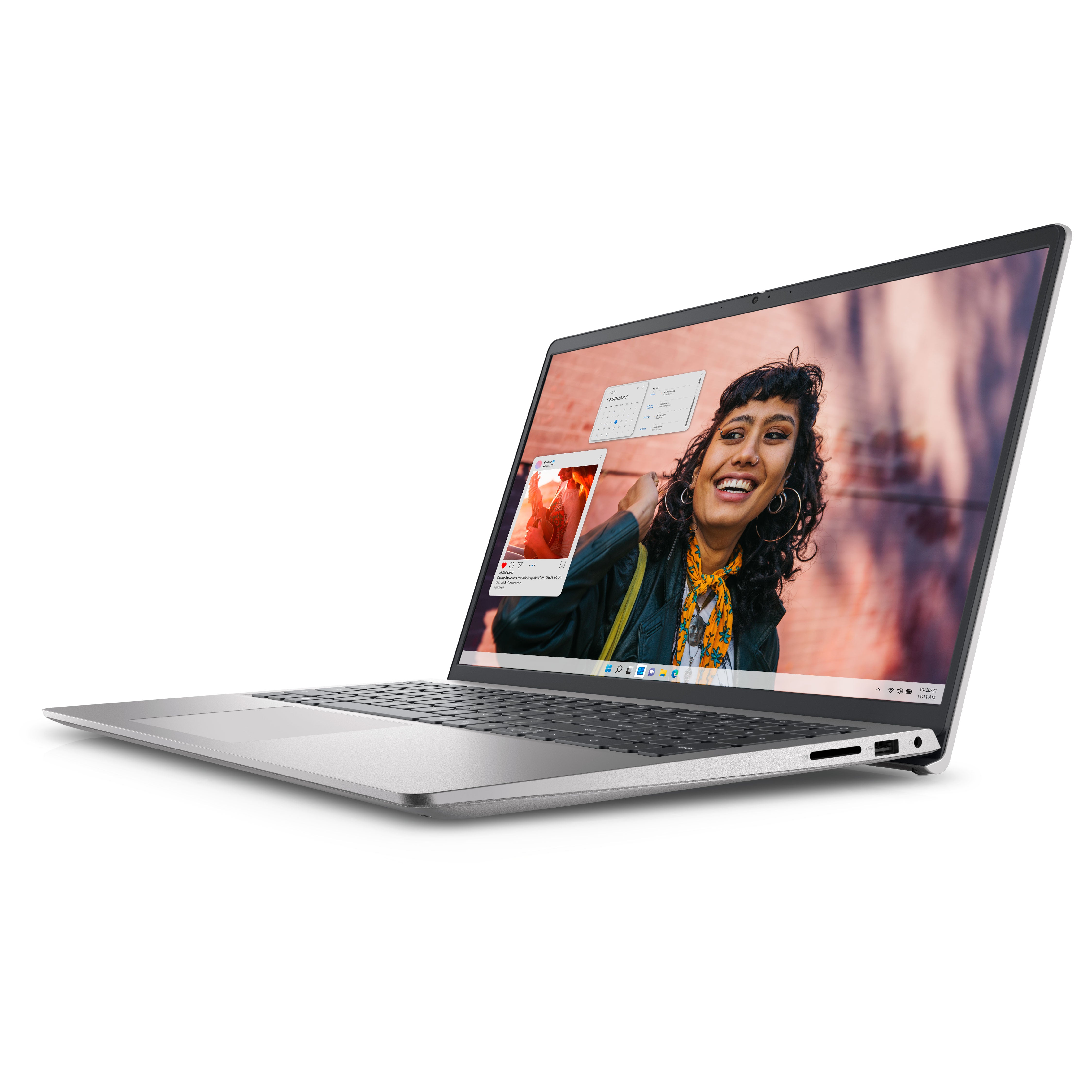 Dell 15 Core i7-1355u Ssd 512Gb Ram 16Gb 15,6” Fhd 120HZ Platinum Silver