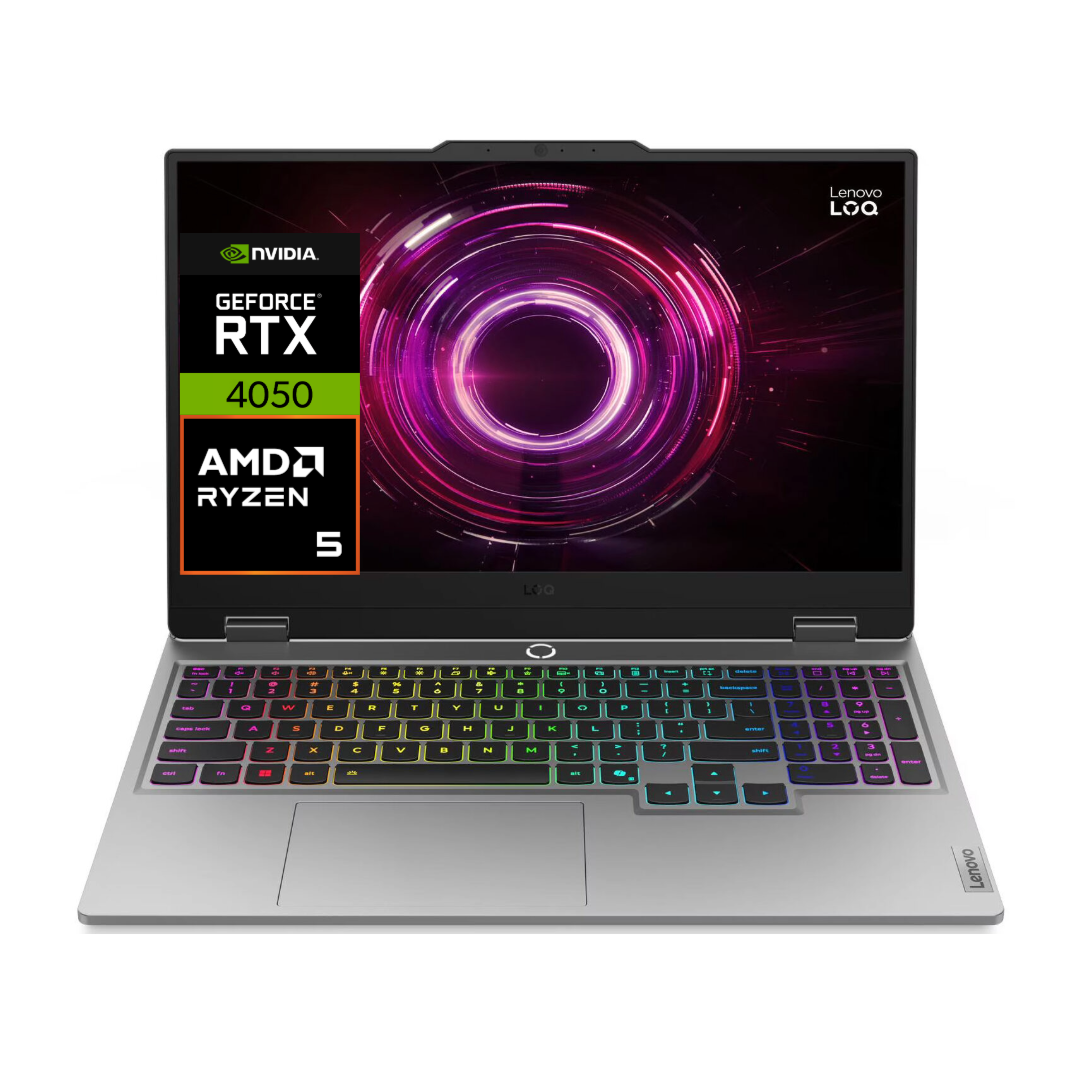 Lenovo LOQ 15arp9 Ryzen 5-7235hs Ssd 512Gb Ram 16Gb Rtx 4050 6Gb 15,6” Fhd 144HZ Gris