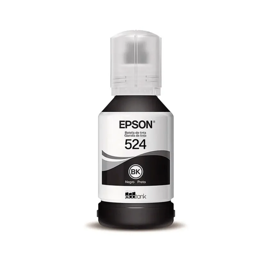 Botella de Tinta Epson T524 Negro