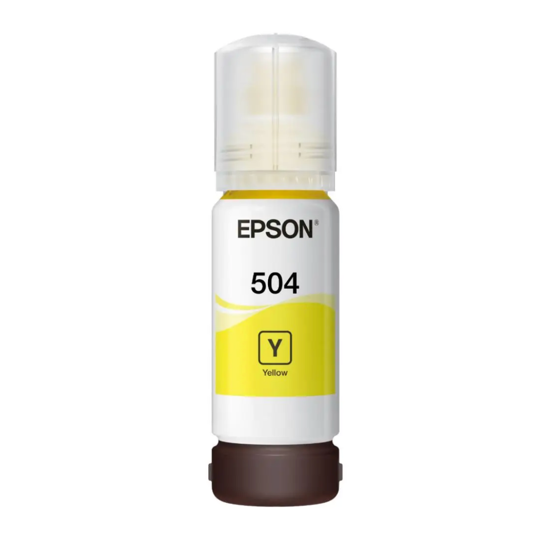 Botella de Tinta Epson T504 Amarillo