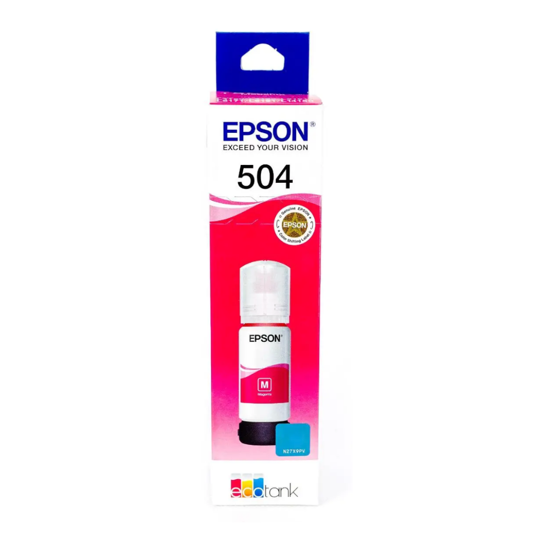 Botella de Tinta Epson T504 Magenta