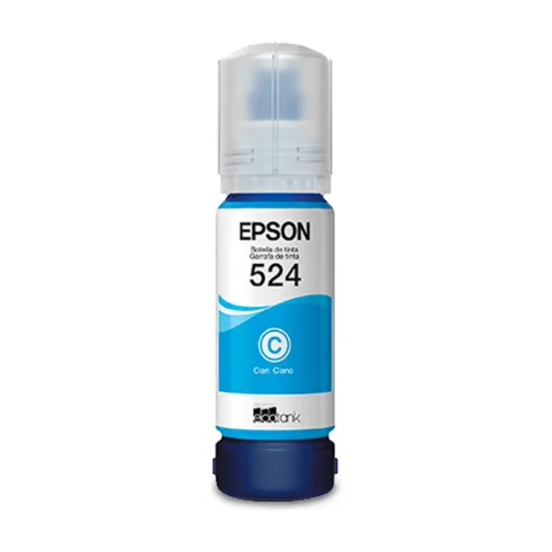 Botella de Tinta Epson T524 Cyan