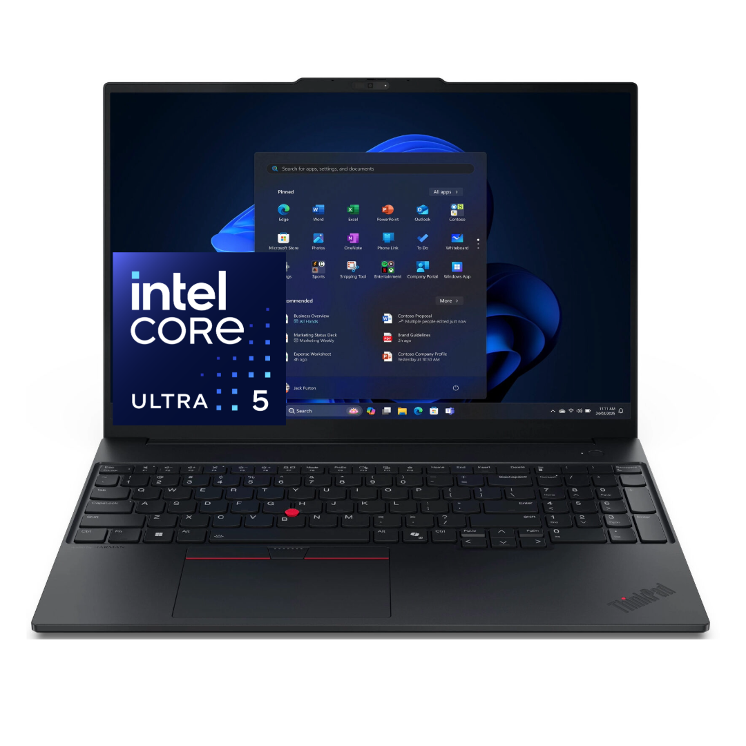 Lenovo ThinkPad E16 Gen 3 Core Ultra 5 225U Ssd 1Tb Ram 16Gg 16” Wuxga Black