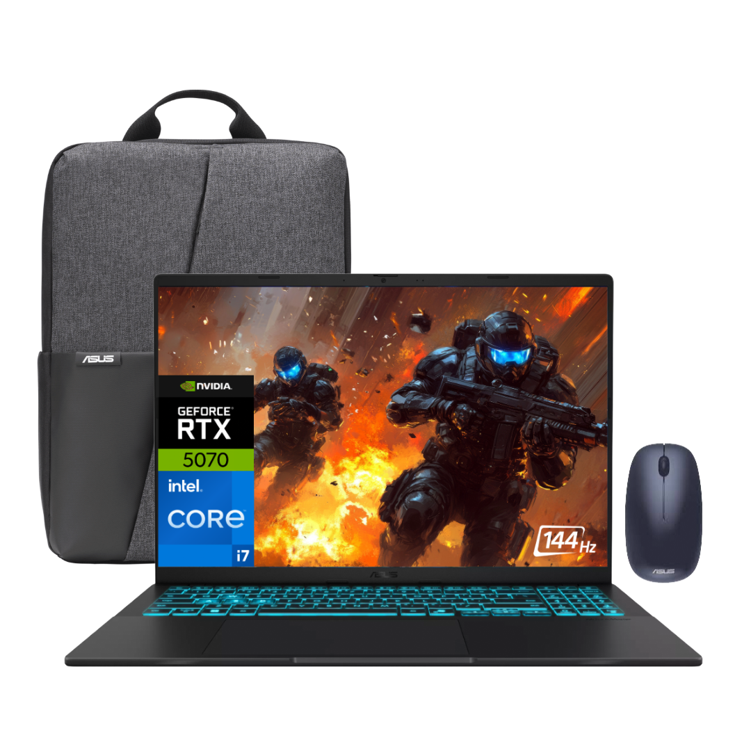 Asus Gaming V3607vp Core 7 240h Ssd 1tb Ram 32gb Rtx 5070 8gb 16" Black