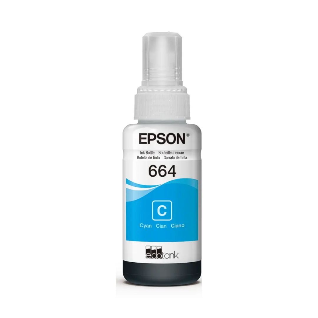 Botella de Tinta Epson T664 Cyan
