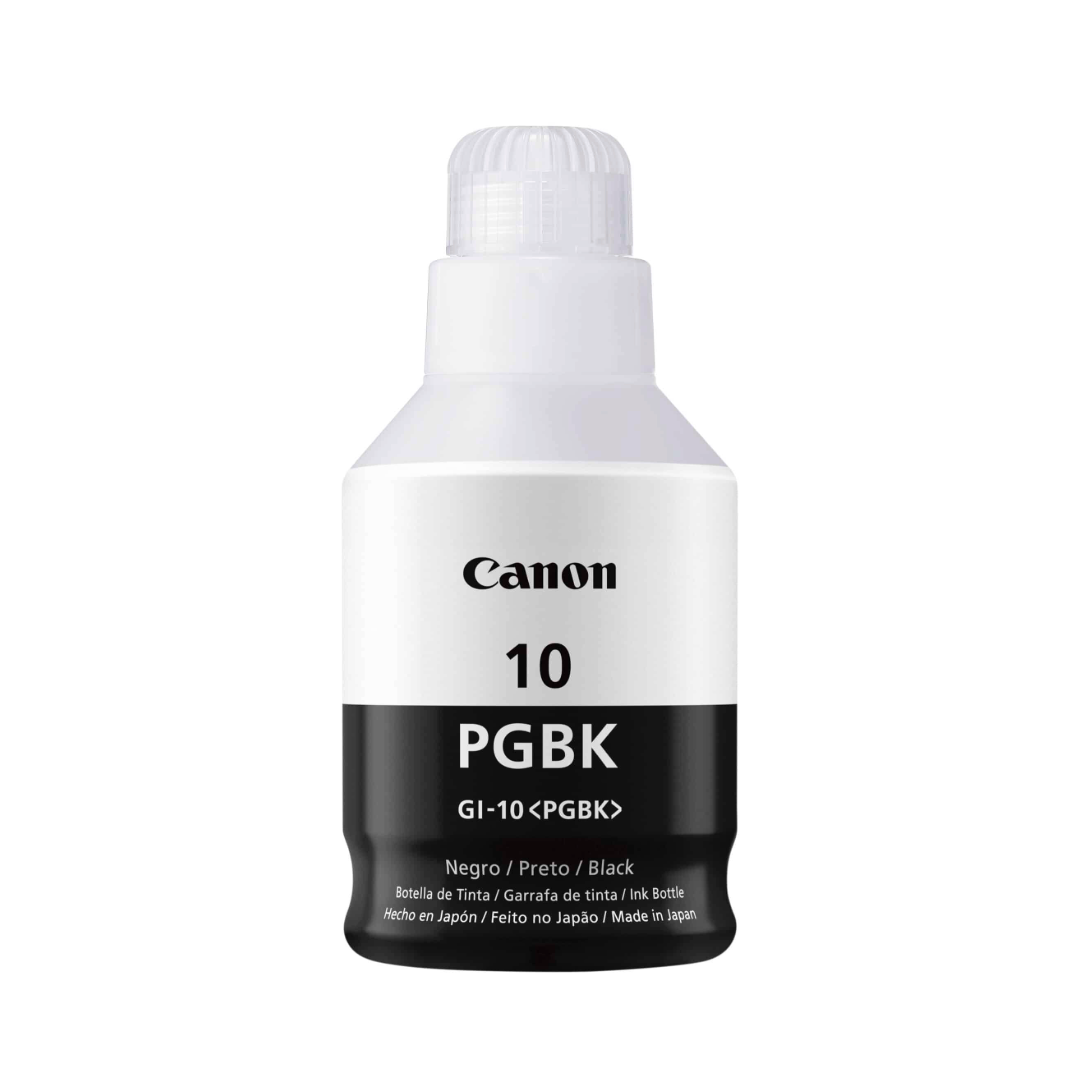 Botella de Tinta Canon GI10bk Negro