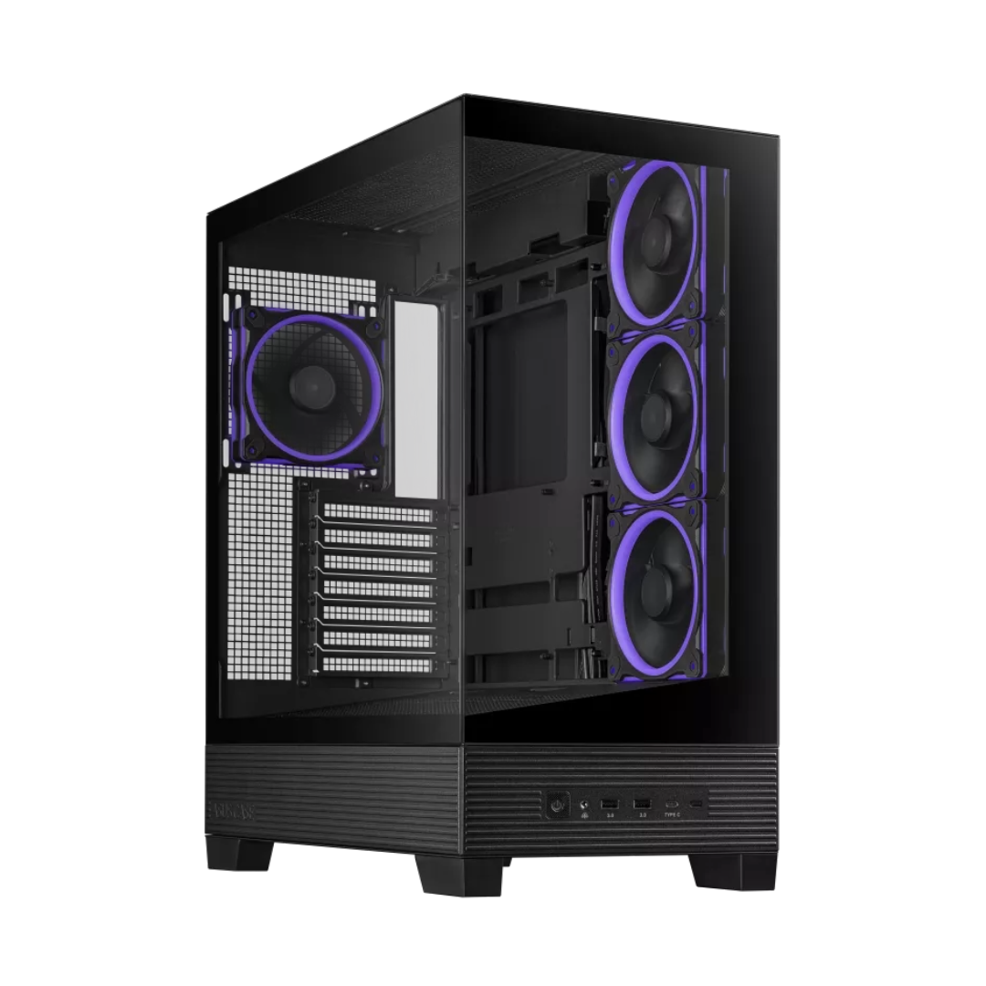 CASE ASUS/A31 PLUS MID TOWER 3X120MM SIDE 1X120MM REAR ARGB