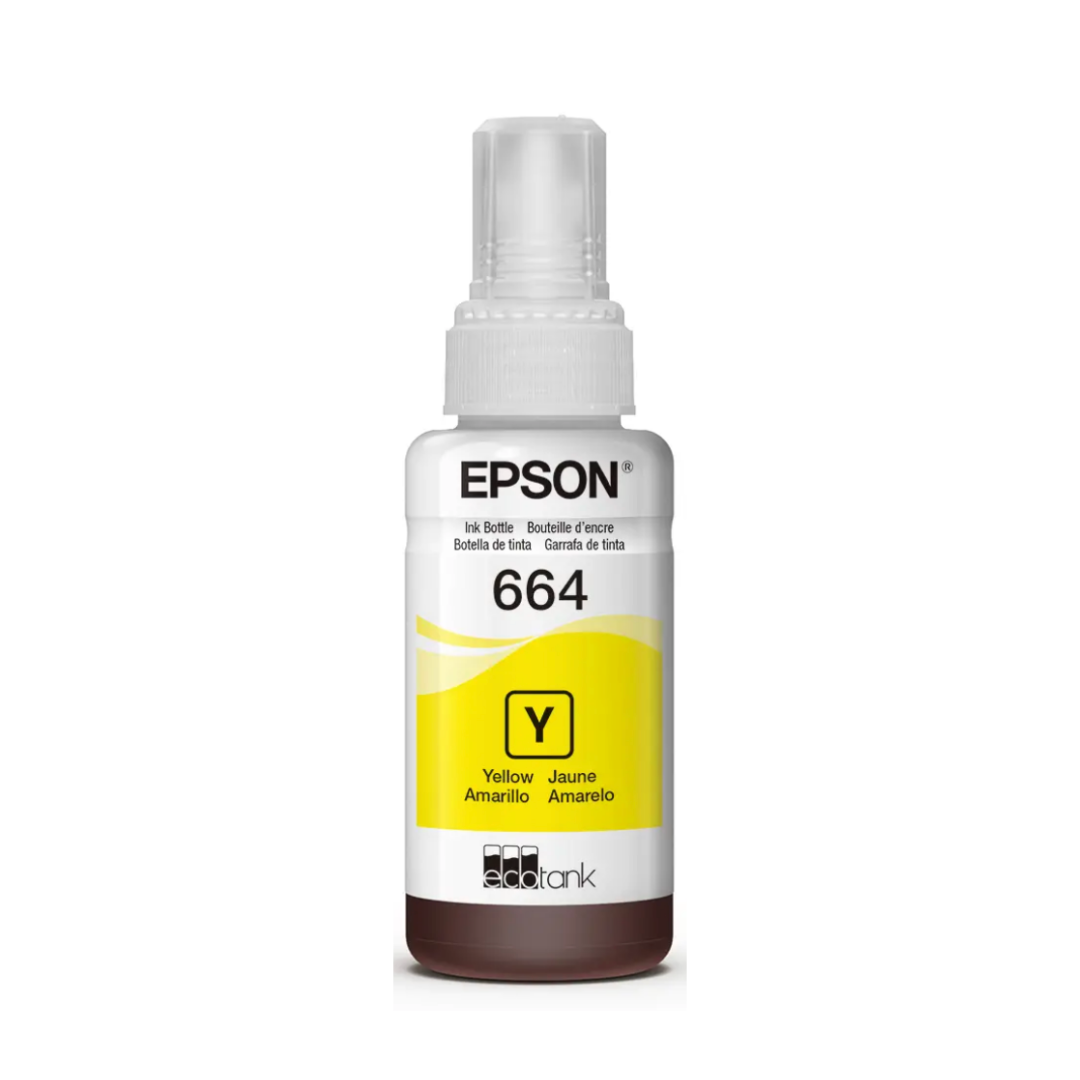 Botella de Tinta Epson T664 Amarillo