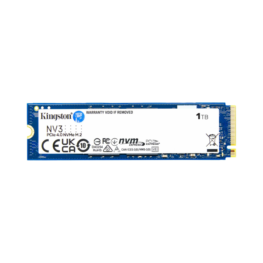 SSD KINGSTON 1TB NV3 M.2 2280 NVME SSD UP TO 6000 MB/S