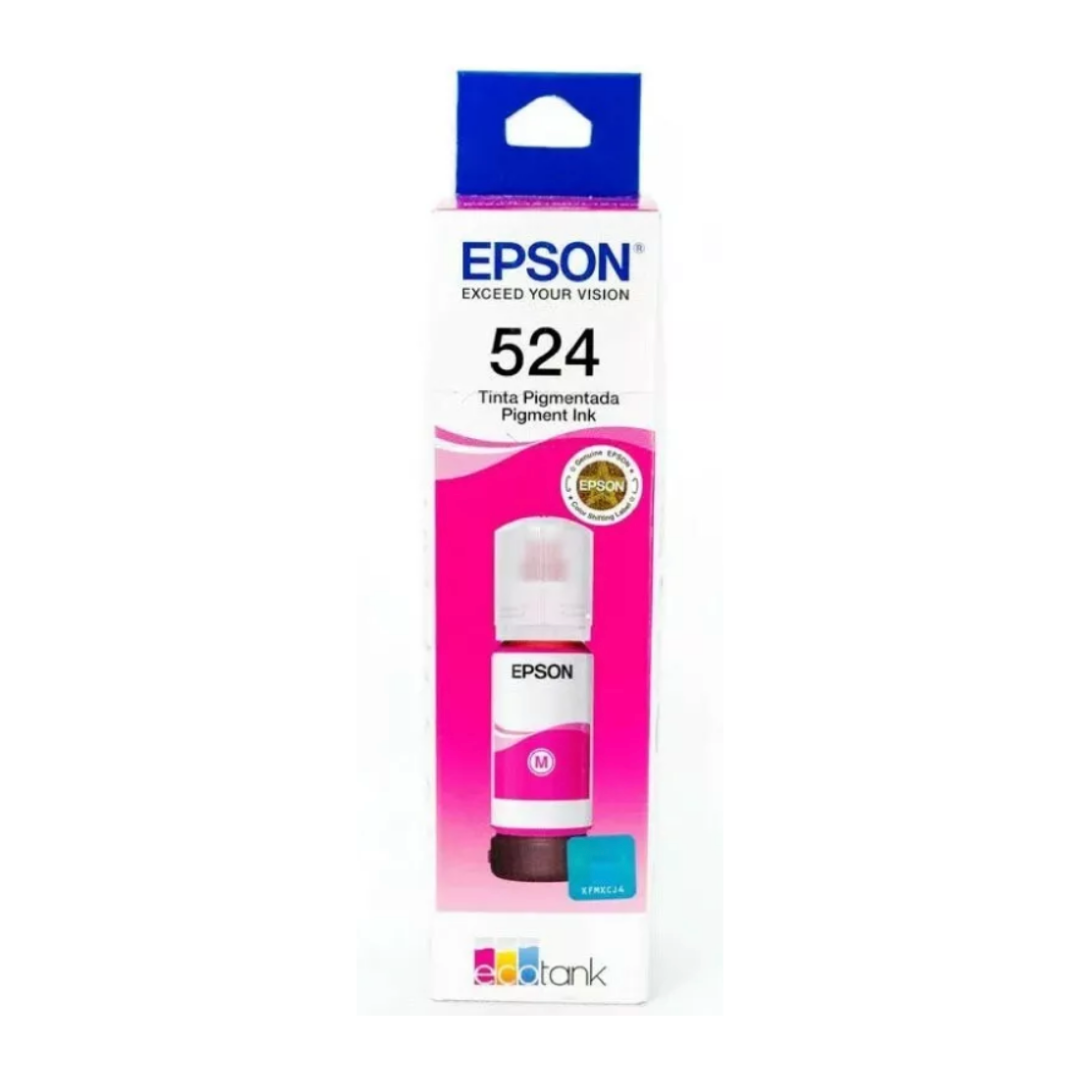 Botella de Tinta Epson T524 MAGENTA