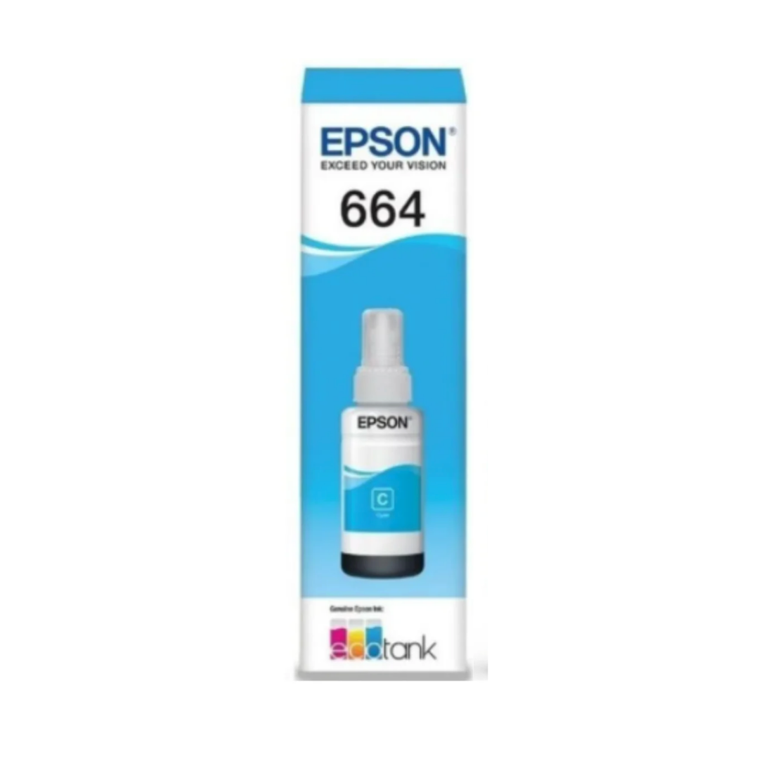 Botella de Tinta Epson T664 Cyan