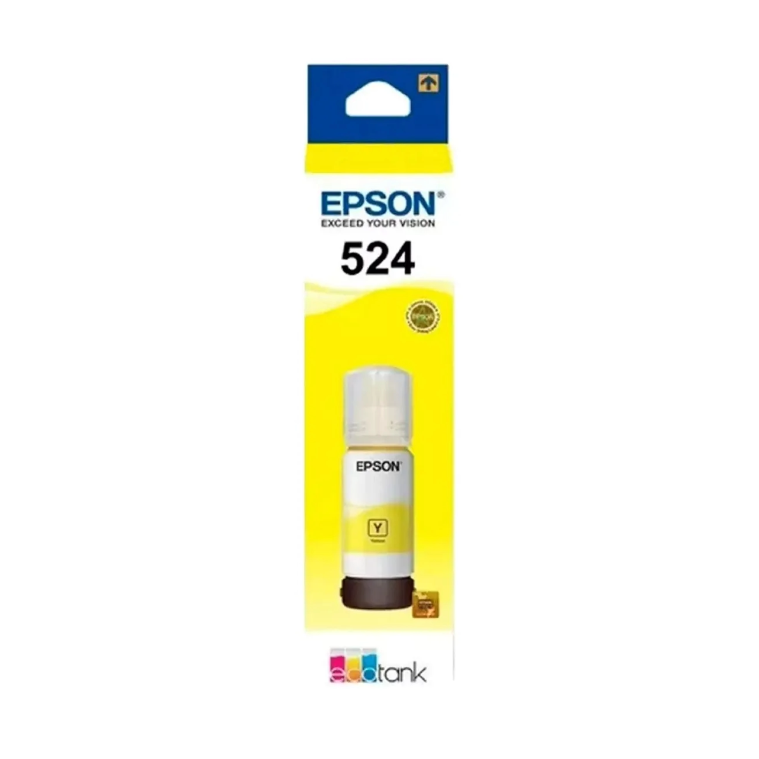 Botella de Tinta Epson T524 Amarilla