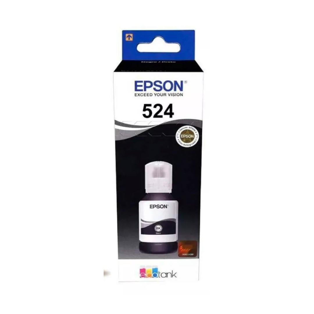 Botella de Tinta Epson T524 Negro