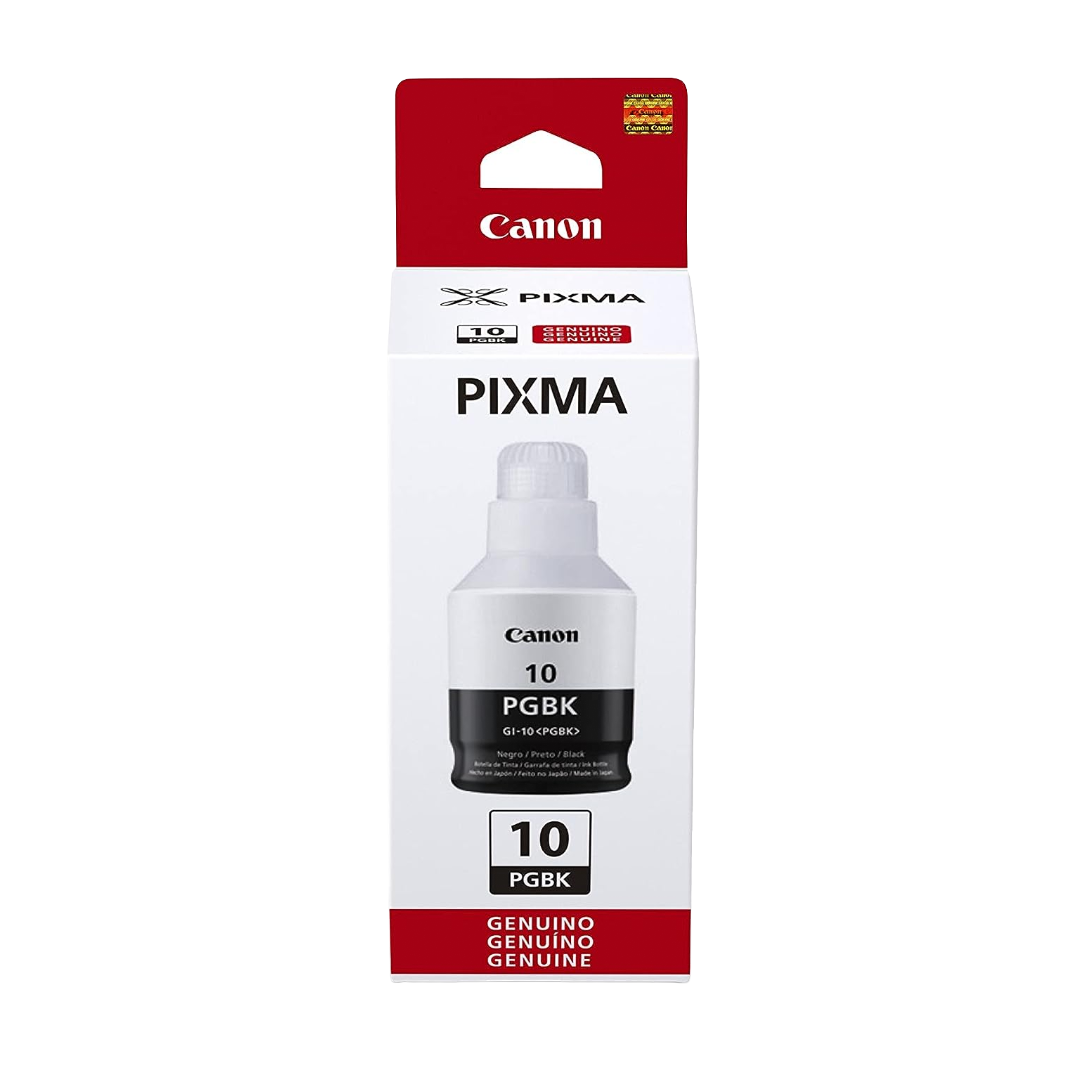 Botella de Tinta Canon GI10bk Negro