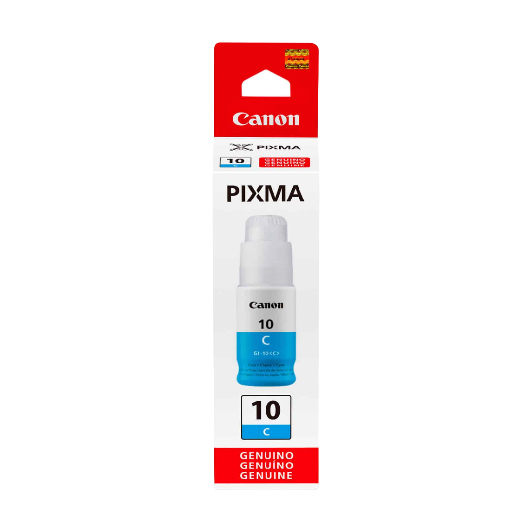 Botella de Tinta Canon GI10c Cyan