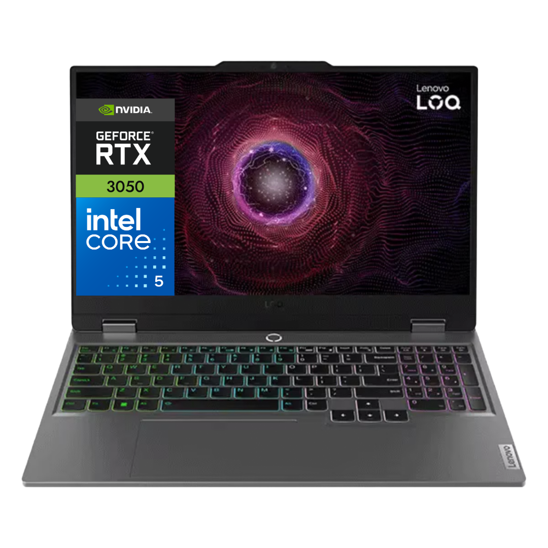 Lenovo LOQ 15IAX9 CI5-12450HX  RTX 3050 6GB 15.6" FHD LUNA GREY