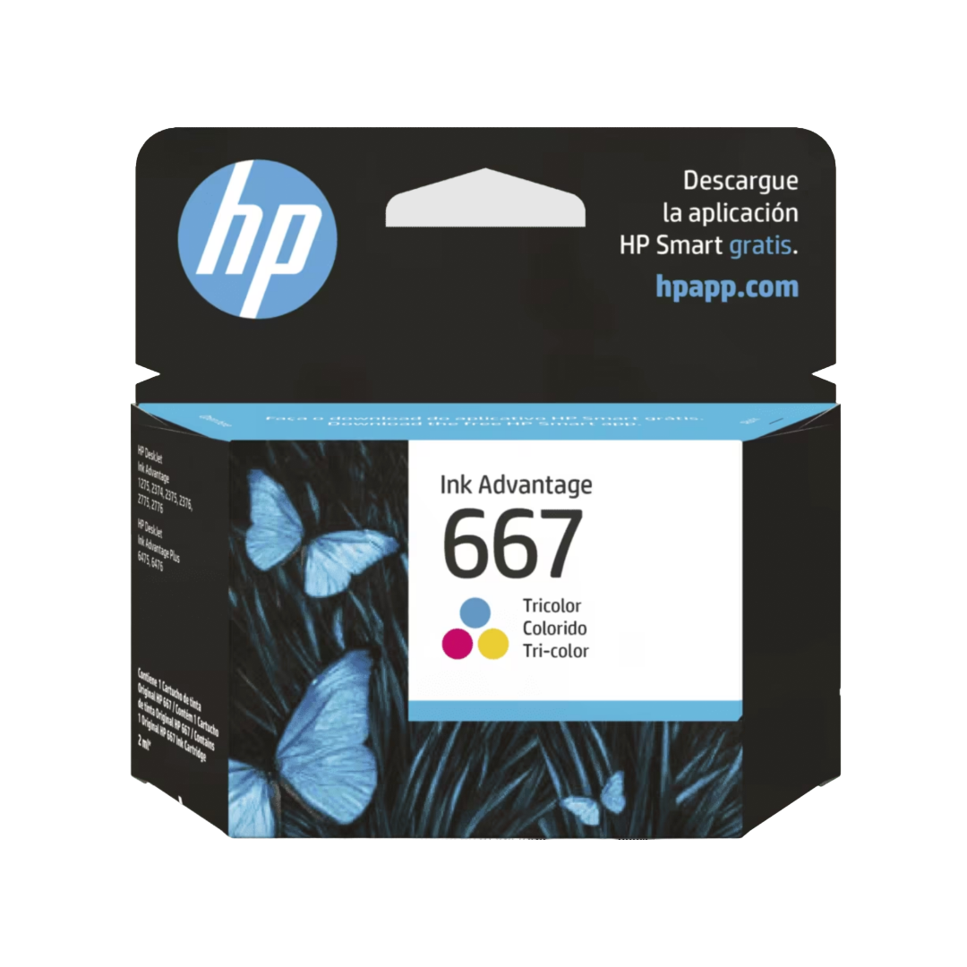 Cartucho de Tinta HP 667 Tricolor