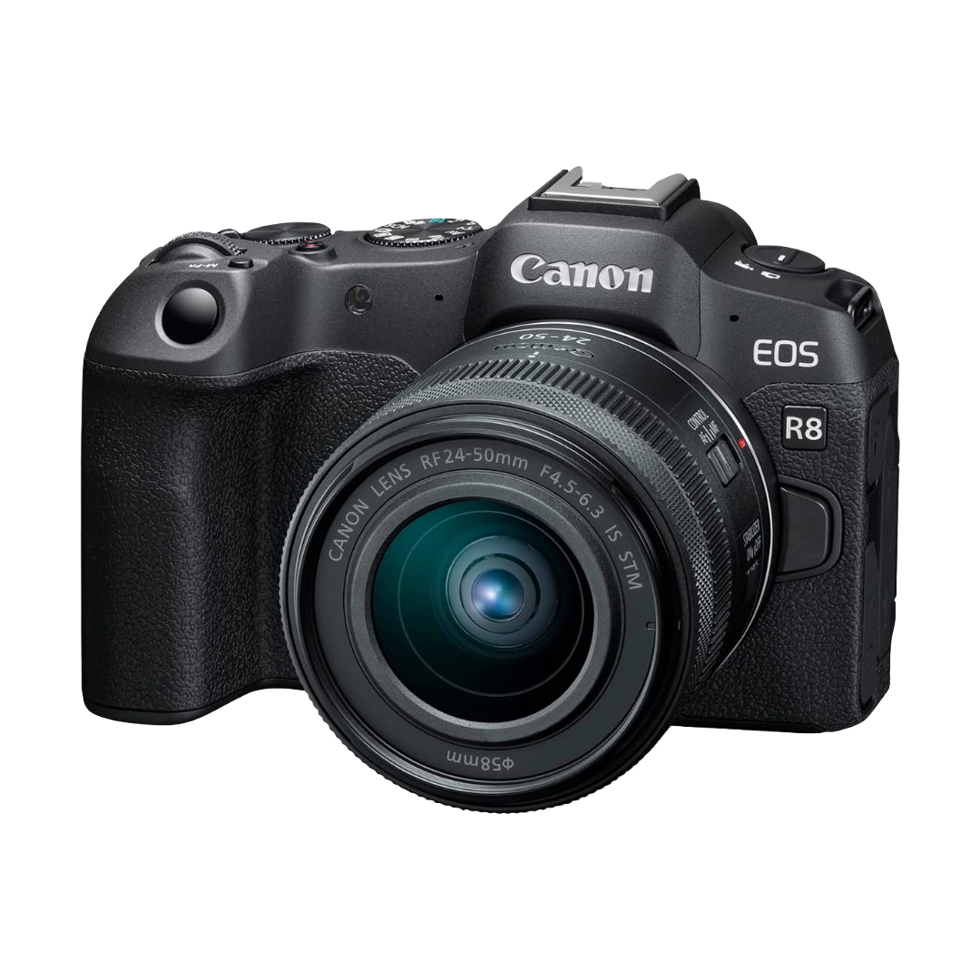 Cámara Canon Mirrorless Eos R8 con Lente Rf 24-50mm Stm