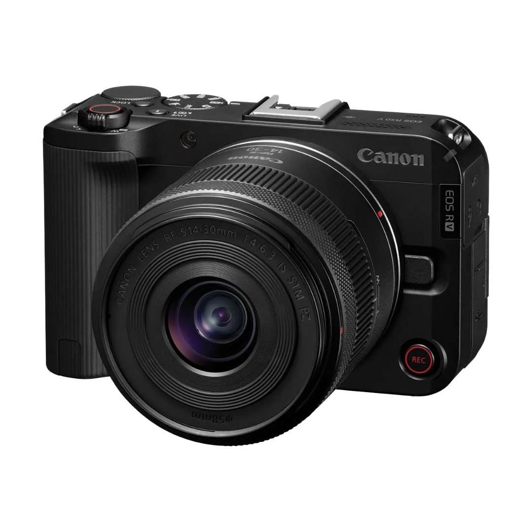 Cámara Canon Mirrorless Eos R50v con Lente RF-S14-30mm