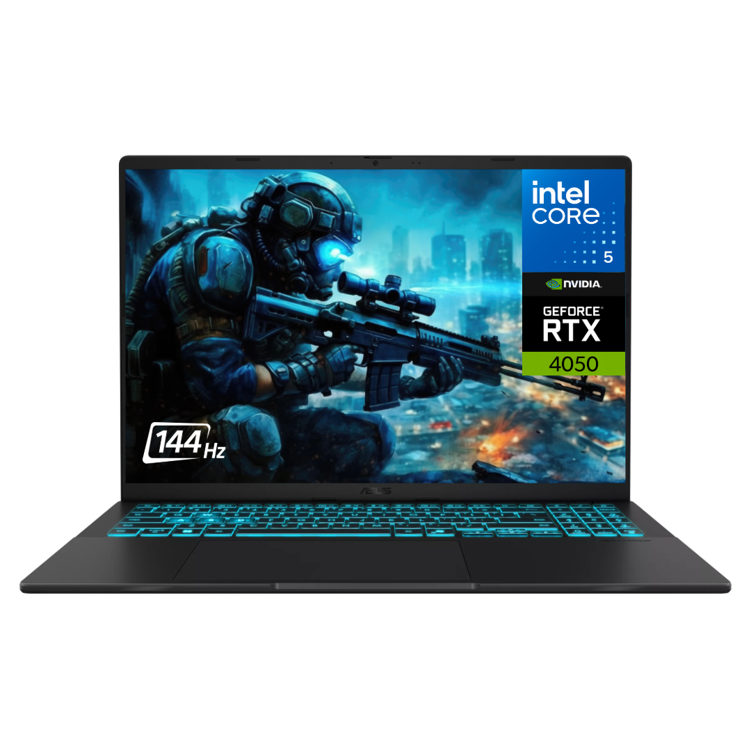 Asus V16 V3607vu Core 5 210H Ssd 512Gg Ram 16Gb Rtx 4050 6gb 16” Wuxga Ips 144Hz Matte Black