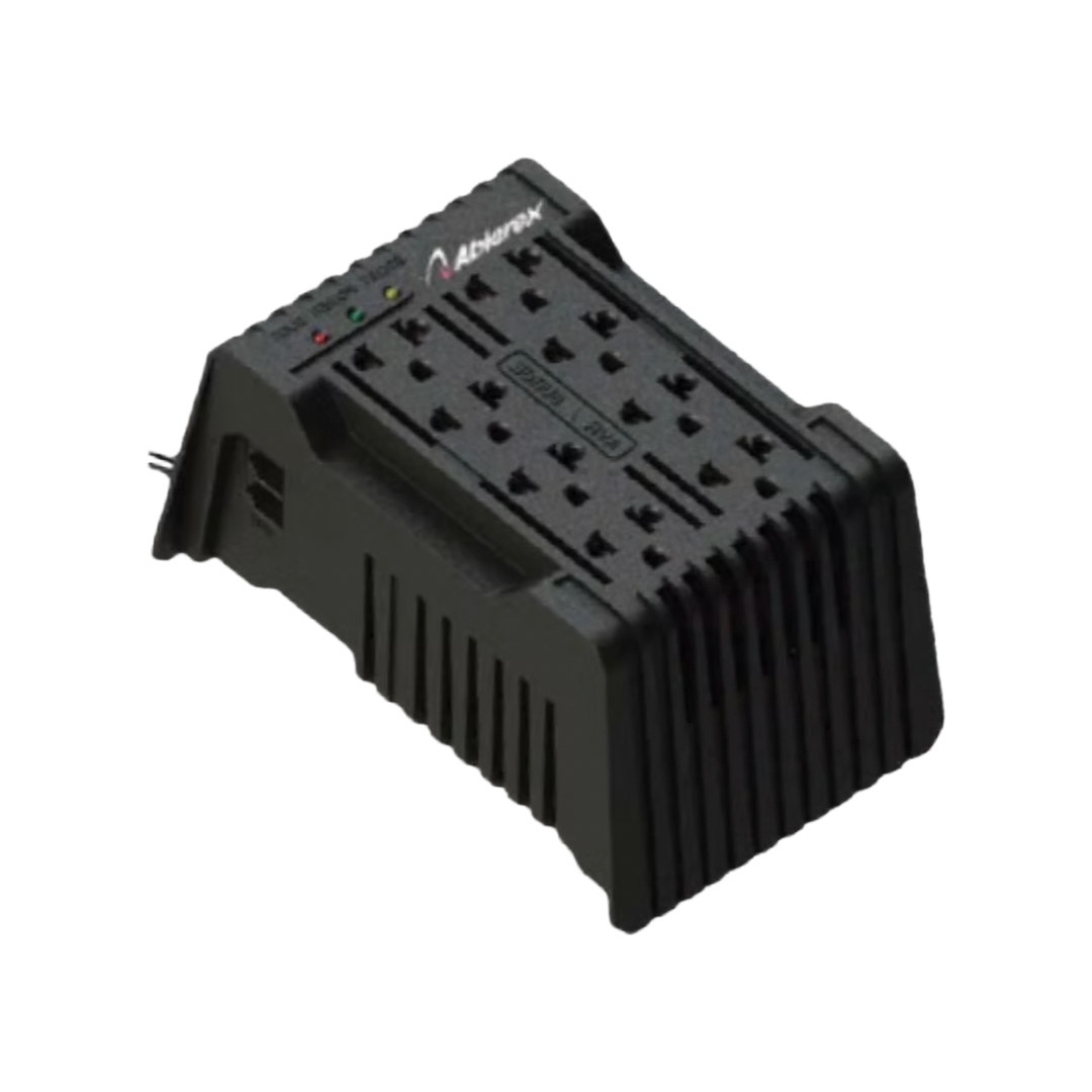 Regulador Ablerex Ab-r1208n 1200va 600w 120v 8 Tomas