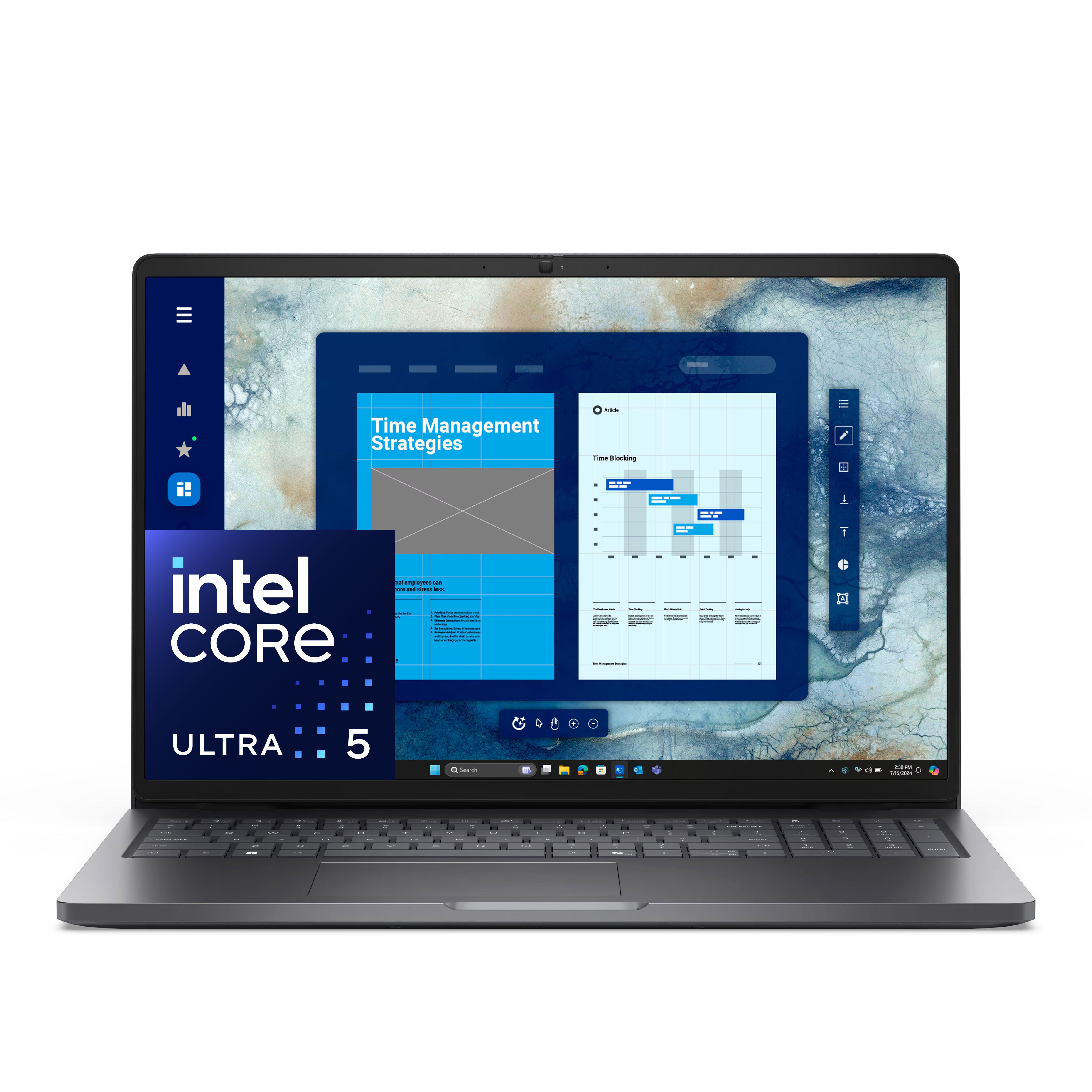 Dell Pro 16 Pc16250 Core Ultra 5 225U Ssd 512Gb Ram 16Gb 16” Fhd Grafito