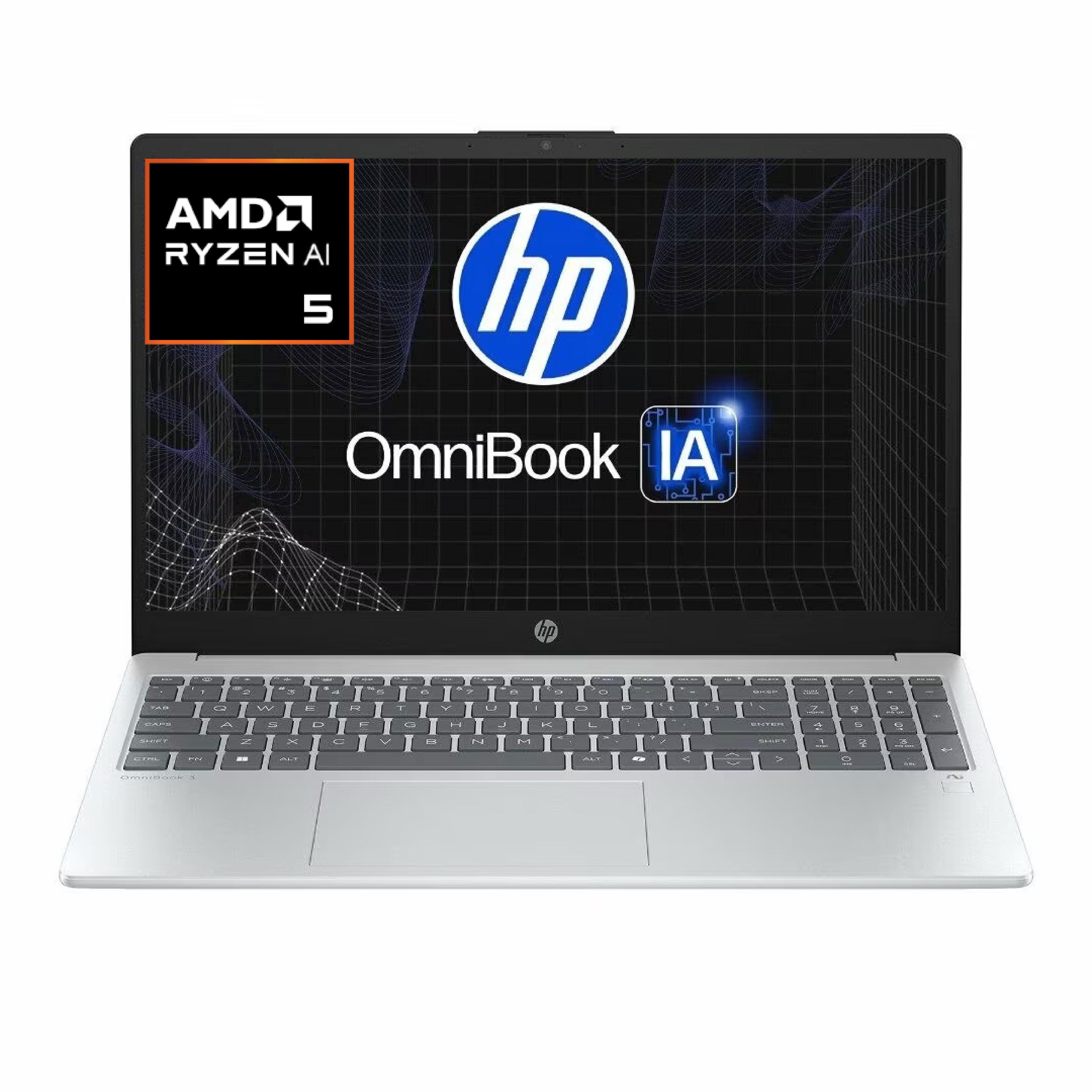 HP OmniBook 3 AI 15 Ryzen AI 5 340 Ssd 512Gb Ram 16Gb 15.6" Fhd