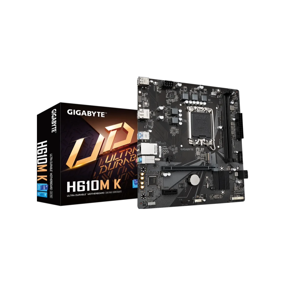 MAINBOARD GIGABYTE H610M-K LGA1700 DDR5 DUAL CHANNEL