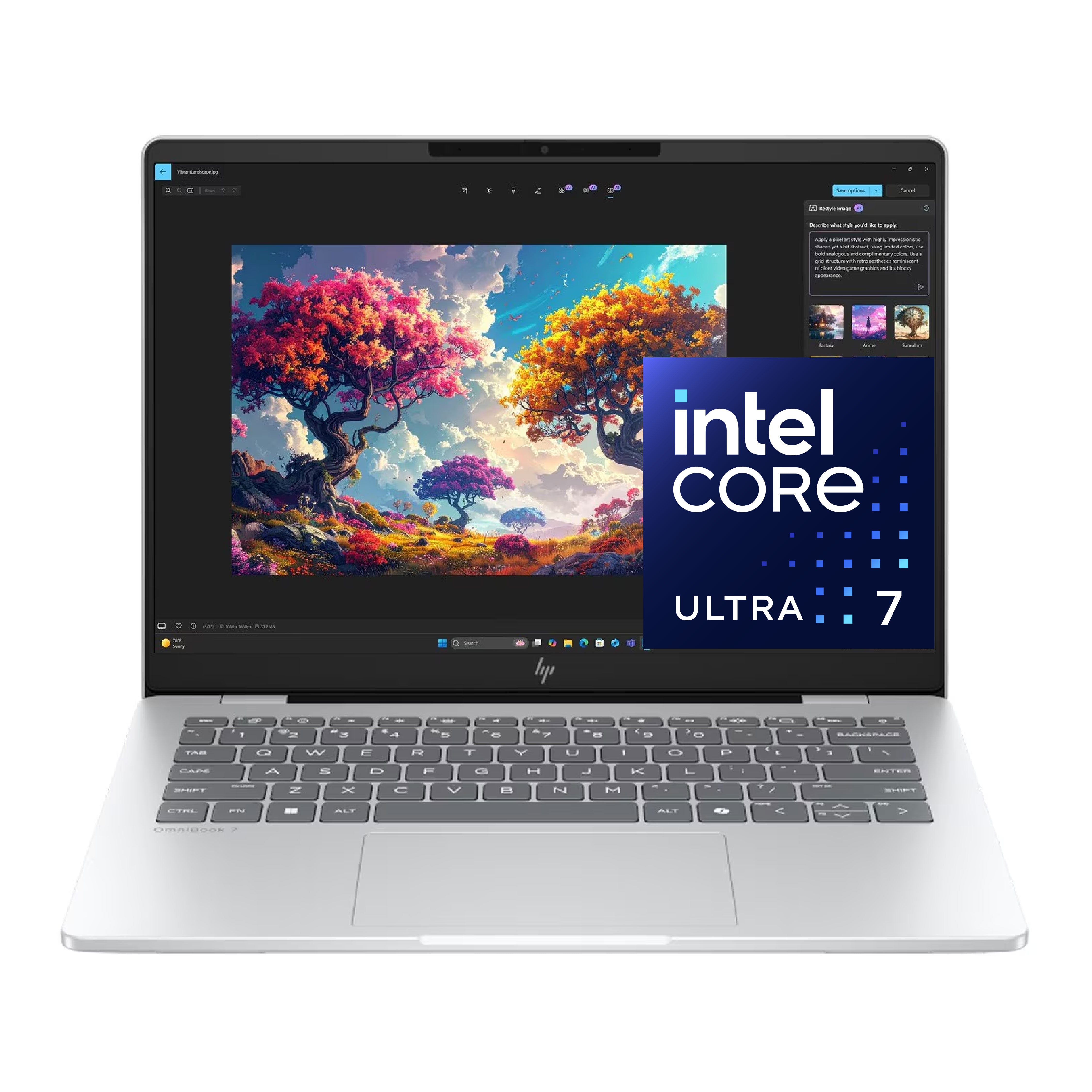 HP OmniBook 7 AI 14 Core Ultra 7 255U Ssd 1Tb Ram 16Gb 14" 2K