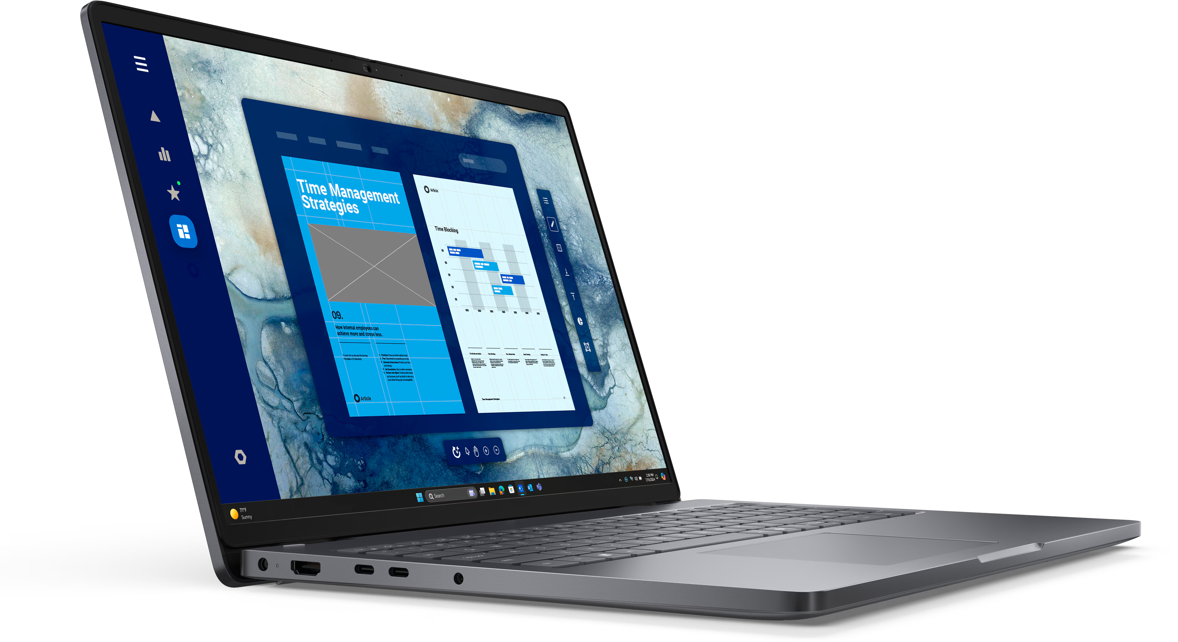 Dell Pro 16 Pc16250 Core Ultra 5 225U Ssd 512Gb Ram 16Gb 16” Fhd Grafito